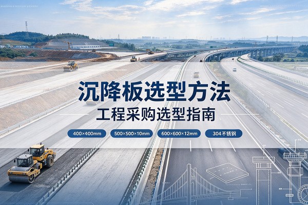 滨湖沉降板选择方法