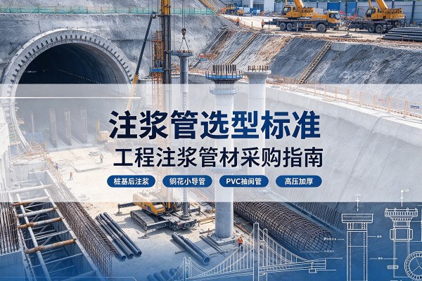 滨湖注浆管选型标准