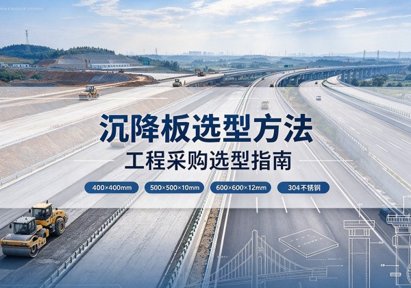 滨湖沉降板选择方法