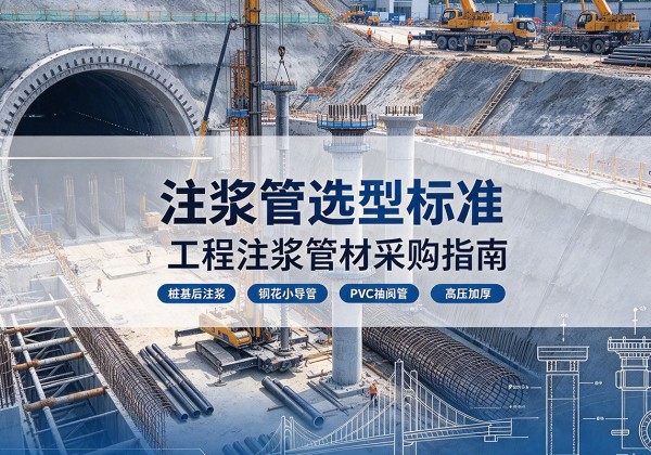 滨湖注浆管选型标准